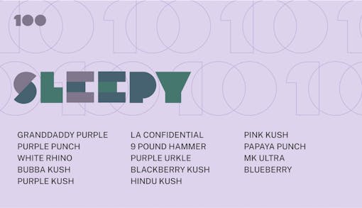sleepy marijuana strains leafly