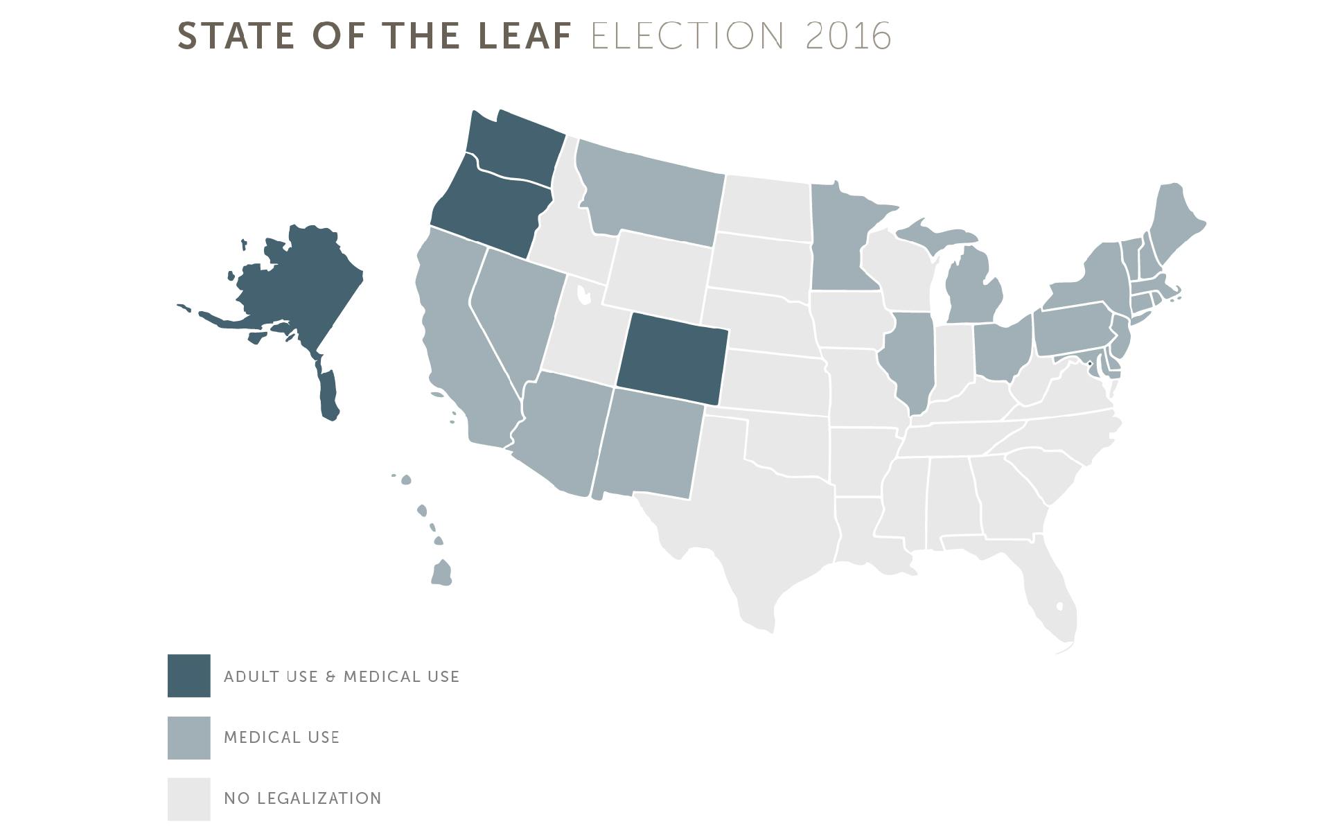 Here's What America's Legalization Map Could Look Like Tomorrow | Leafly