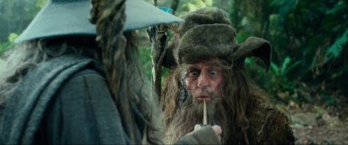 Radagast fumant peut-être du cannabis