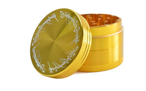 Lord of the Rings engraved metal herb grinder from GrindTex