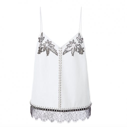 Alexander Wang lace leaf cami