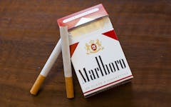 Just a regular old pack of Marlboro cigarettes.
