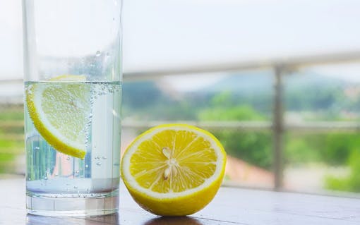 Glass of water to quench your thirst while high