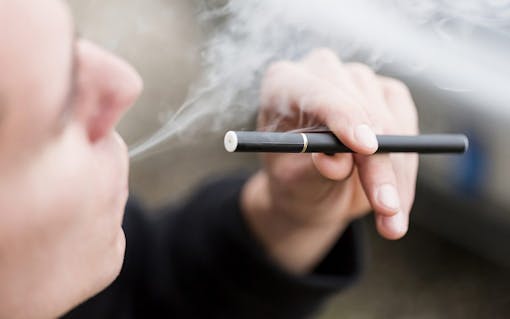 Vaping the best CBD vape juice - image