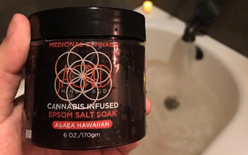 Cannabis-Infused Epsom Salt Soak (Alaea Hawaiian) by Sacred