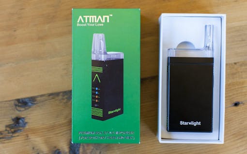 Atman Starlight vaporizer and box