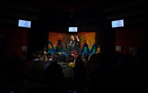 Billy Anderson at Gateway Cannabis Comedy Show at Jai Thai in Capitol Hill, Seattle
