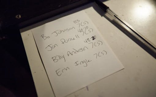 Gateway cannabis comedy show set list at Jai Thai in Capitol Hill, Seattle