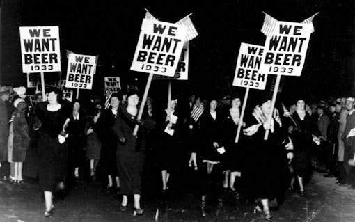 Anti-Alcohol Prohibition Parade, Newark NJ, Oct. 28, 1932