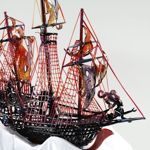 Cool, Expensive Bong #2: Illuzion Glass Pirate Ship Pipe