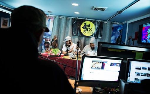 Rico Valderrama, also known as "Phone Homie" is a pot activist and podcast host in Washington, DC. (Greg Kendall-Ball for Leafly)