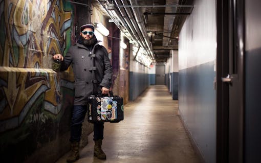 Rico Valderrama, also known as "Phone Homie" is a pot activist and podcast host in Washington, DC. (Greg Kendall-Ball for Leafly)