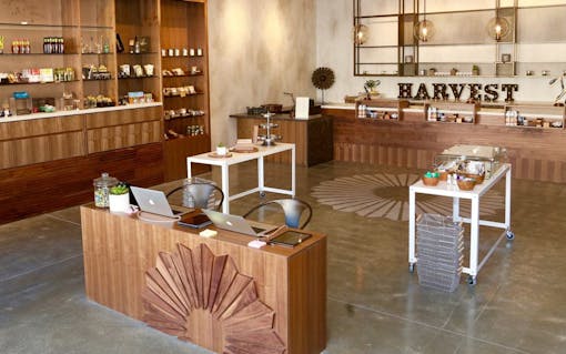 Harvest's Beautiful Medical Marijuana Dispensary Design in San Francisco California