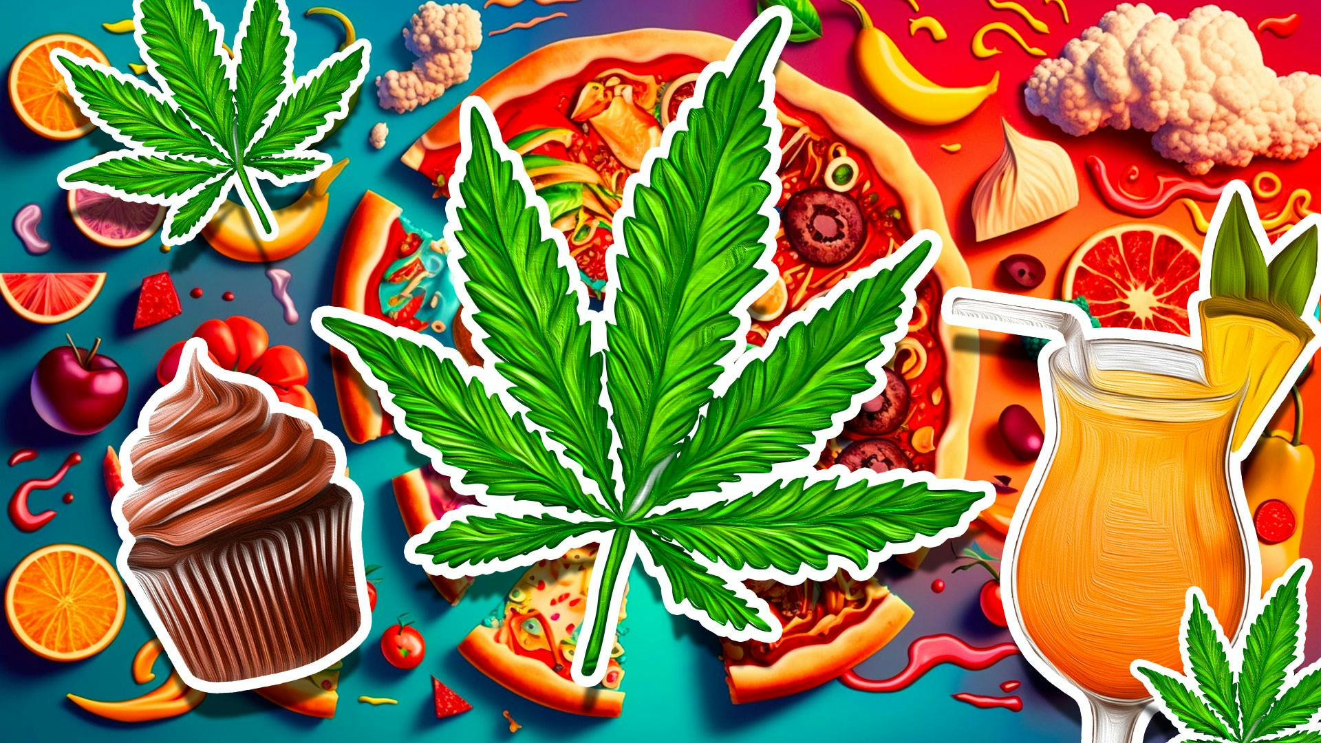 Cannabis-infused Valentine's Day dinner menu image