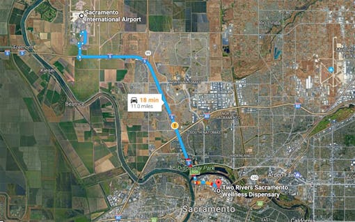 The Closest Marijuana Dispensary to the Sacramento International Airport