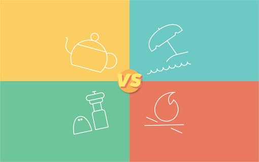 The Flavor Regions: Breakfast, Herbs 'n Spices, Tropical, and Hot 'n Dirty