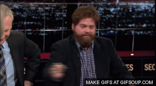 Zach Galifianakis lights up on Real Time