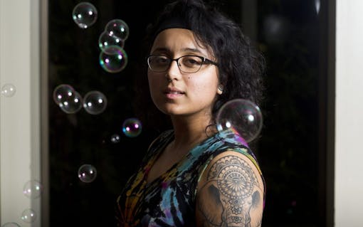 Akemi Almeida DePaul Chicago, Ill. When I came to DePaul, I was wanting to get involved and one of my friends was like, ‘Did you see that table with the cocaine flyers?’, so I went a meeting and boom. The rest is history, and its been awesome. I’m from the midwest, and over there it’s gonna be a few years. Michigan will probably be there in two or three years, but Illinois, where I’m from, we’re just following everyone so we need to find a way to lead somewhere. A lot of people take it is a joke but I see with a really serious side to it. Those videos with guys with Parkinson’s who rub CBD oil on their lip and they finally feel normal and can function, that’s what I feel really changes people’s opinion so we need to get more of those stories out there.