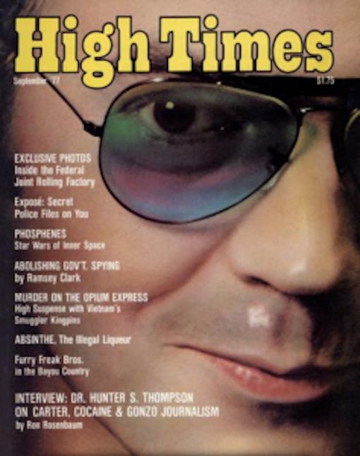 Sept 77 Hunter S Thompson