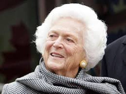 This is the most righteous Bush we could find. Respect, Mrs. B.