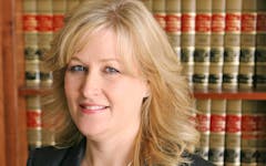 The world's most powerful cannabis regulator, Lori Ajax, at the California Bureau of Cannabis Control talks with Leafly's David Downs Friday. (Courtesy of California Department of Consumer Affairs)