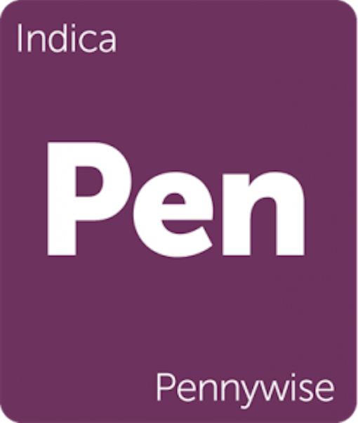 Leafly Pennywise indica cannabis strain