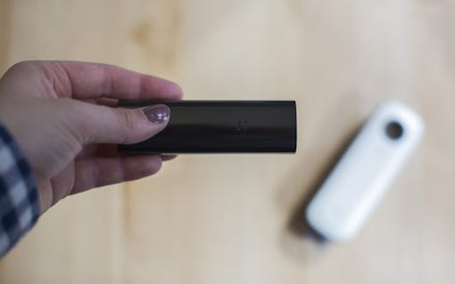 Pax 3 portable vaporizer with the Firefly 2 in the background
