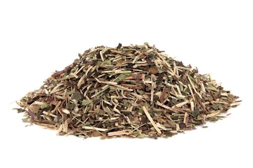 photo of loose leaf skullcap herb