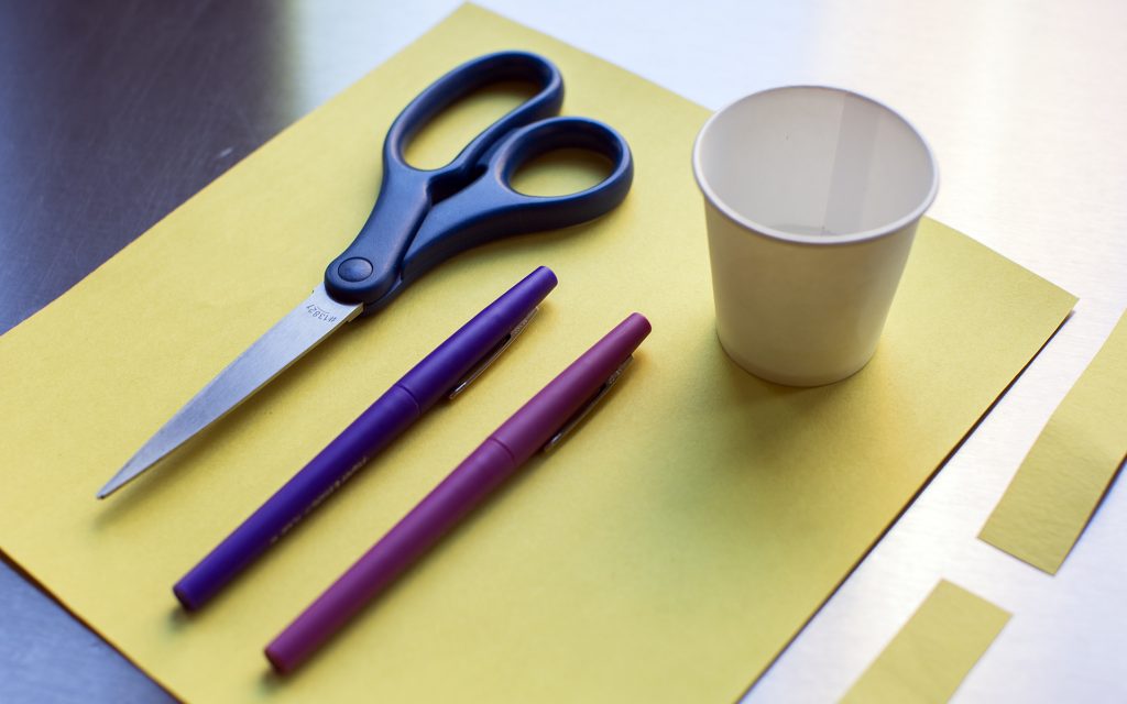 Materials needed for DIY chromatography test