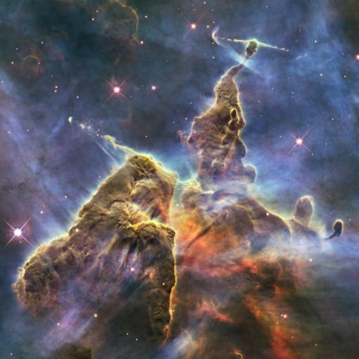 Hubble Captures View of Mystic Mountain