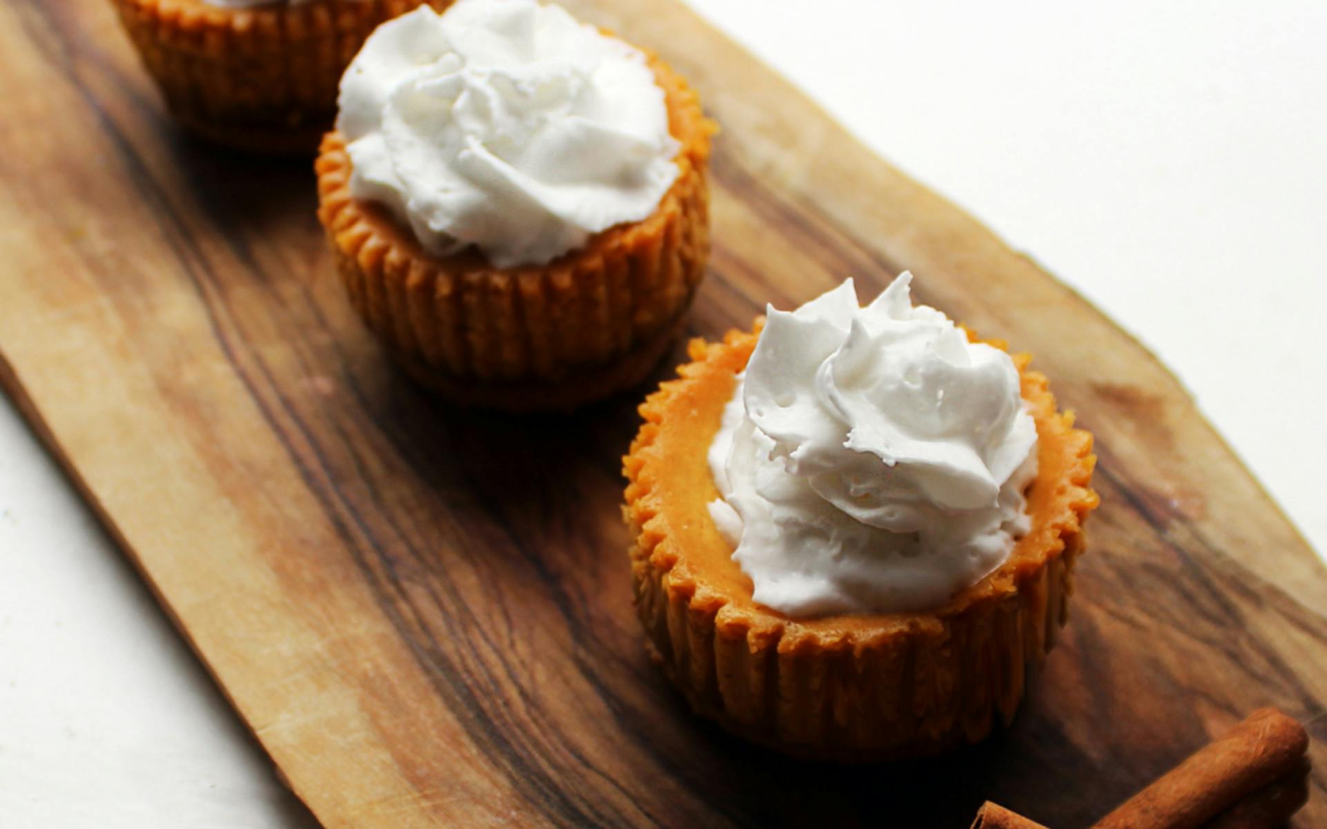 Recipe: Cannabis-Infused Mini Pumpkin Cheesecakes image