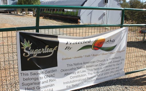 Does this banner confer legal protection? Heidi Grossman-Lepp thinks so.