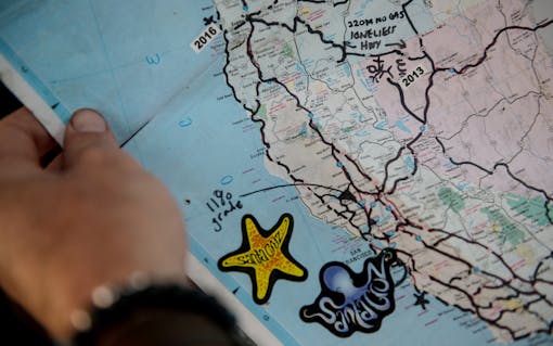 Cummins left his last known address on April 20th, 2013, with vague plans to log 420 days on the road. He's currently on Day 1,650.