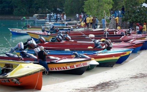 boats at Orcabessa fish sanctuary