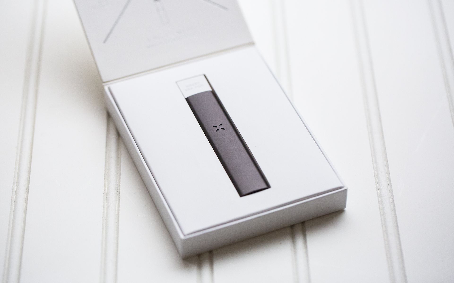 The Pax Era cannabis oil vaporizer in its packaging