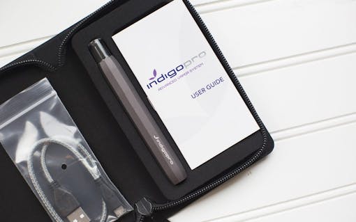 IndigoPro weed oil vape pen box contents