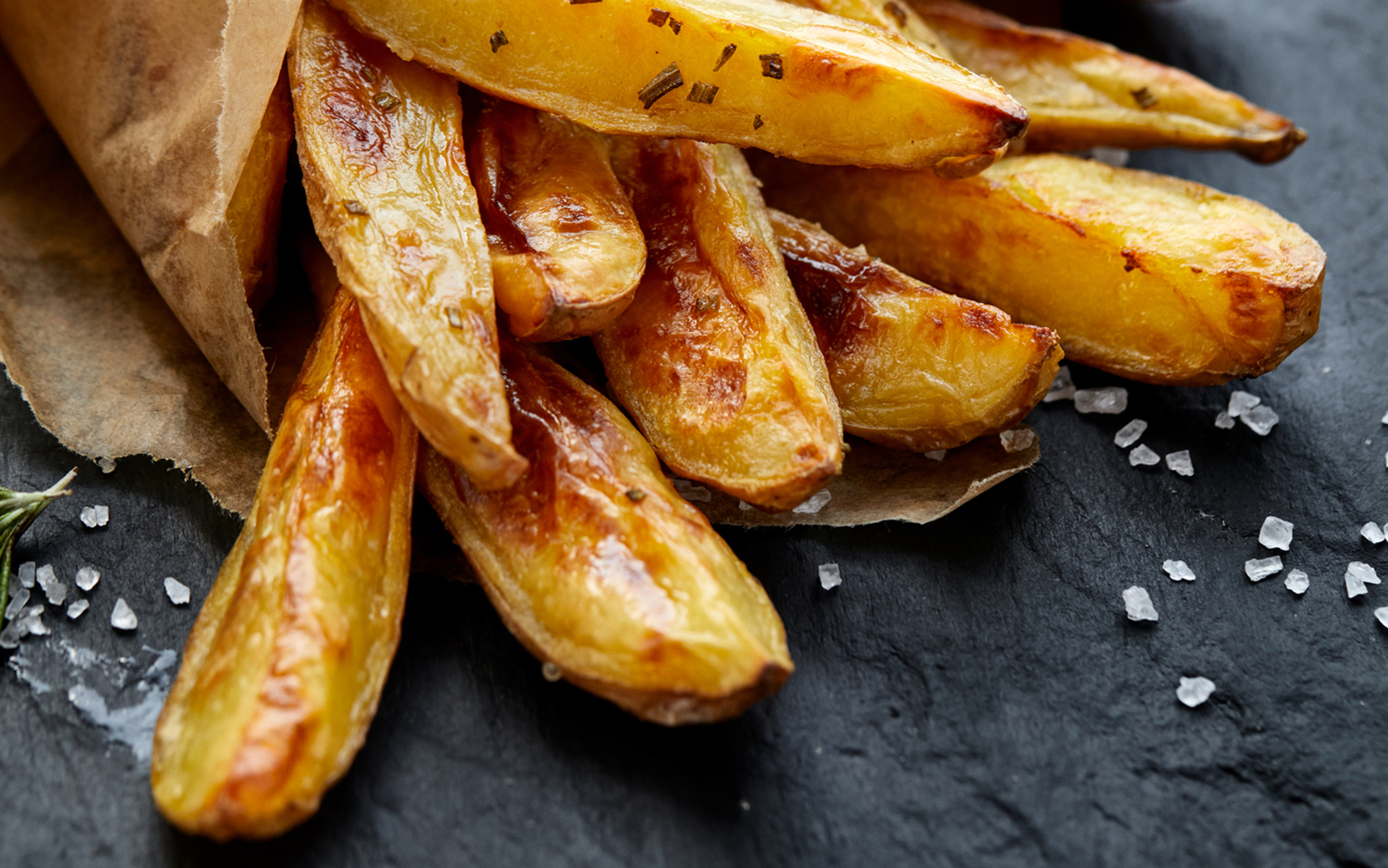 Recipe Rosemary JoJo Potatoes with CannabisInfused Salsa Brava Leafly