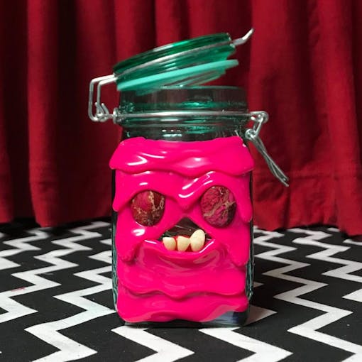 Weed Stash Jar #5: MeltMonster Jar by Kevin Herdemen
