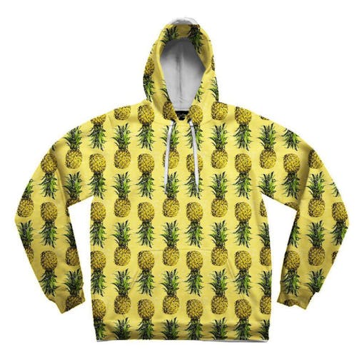 Cool and Cozy Weed Hoodie #2: Pineapple Hoodie by Electro Threads