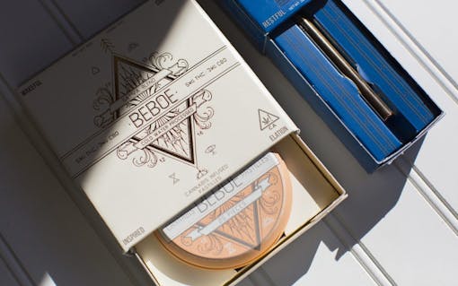 sustainable and compliant cannabis packaging image #2: Sun Grown Packaging's design for Beboe