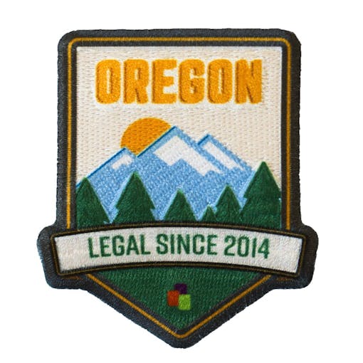 Iron on weed patch #5: Leafly Cannabis Legalization State Patch by Leafly