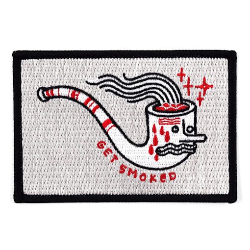 Iron on weed patch #8: Get Smoked Patch by David Polka