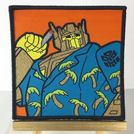 Iron on weed patch #10: Opti-Maui Gold Patch by speczacular