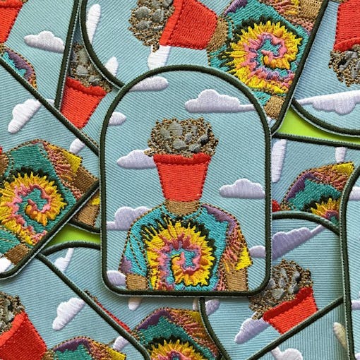 Iron on weed patch #11: Pothead Patch by Patches O'Agahan