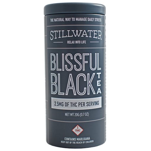 Weed Microdosing Edible Product #8: Blissful Black Tea by Stillwater Brands