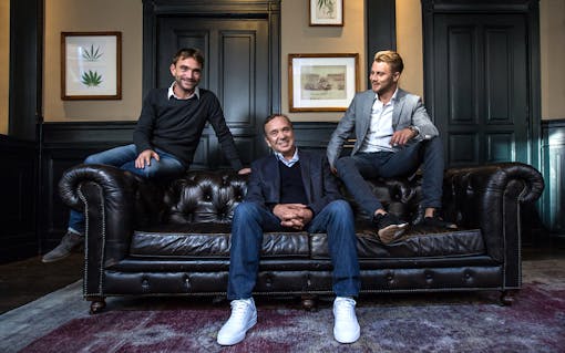 Ravi Spaarenberg, Ben Dronkers, and Che Dronkers lead the Sensi Seeds brand.