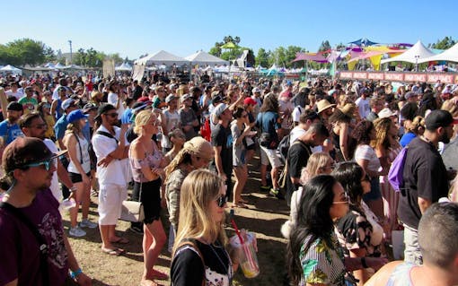 NorCal Cannabis Cup 2018 music crowd. | Photo by David Downs