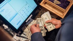 Cannabis dispensary cash