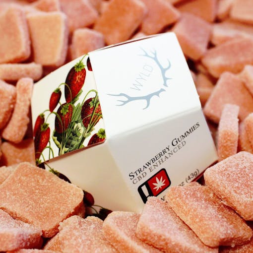 Best CBD Product in Oregon #1: Strawberry Gummies by WYLD