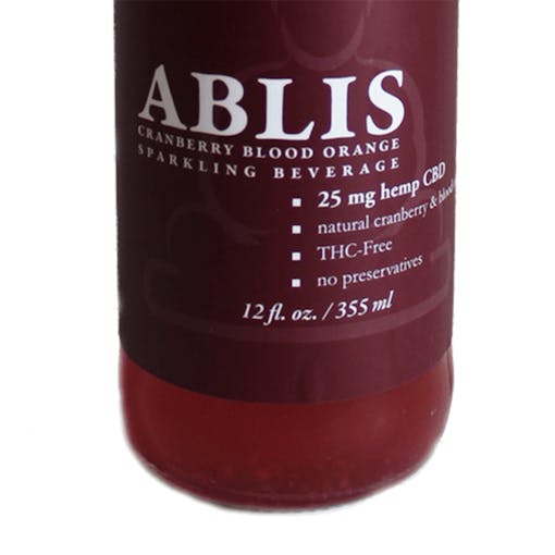 Best CBD Product in Oregon #5: CBD Lemon Sparkling Water by Ablis